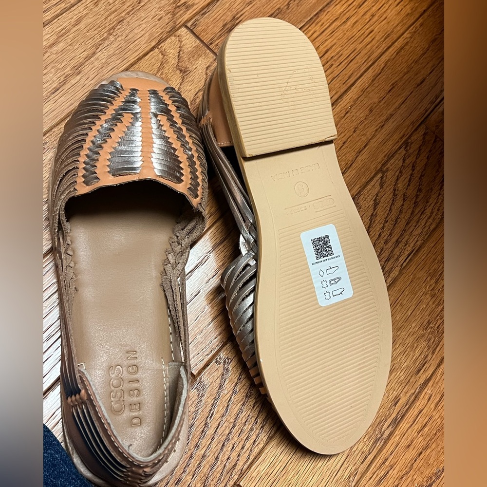 ASOS Tan and Brown Flats
